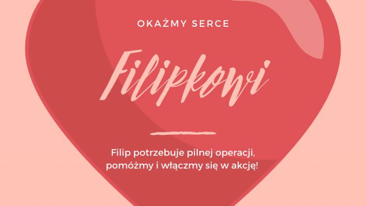 Filip, syn naszej absolwentki potrzebuje pomocy. Pokażmy na co nas stać!